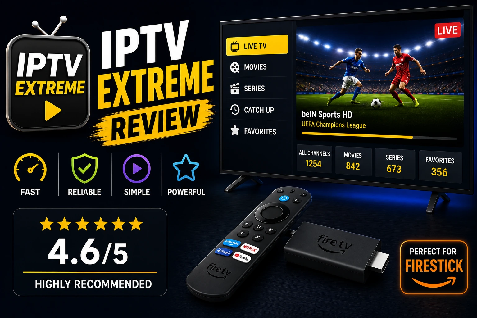 IPTV Extreme Review - Complete IPTV Extreme review covering features, setup, performance, and comparison. Free IPTV player with recording, EPG, and Xtream Codes support.