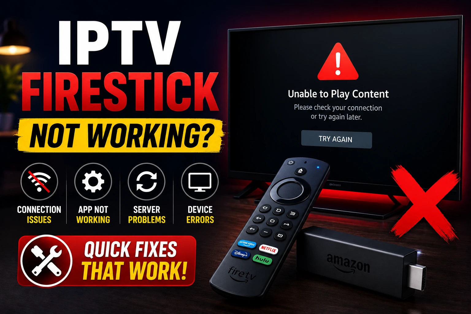 IPTV Firestick Not Working