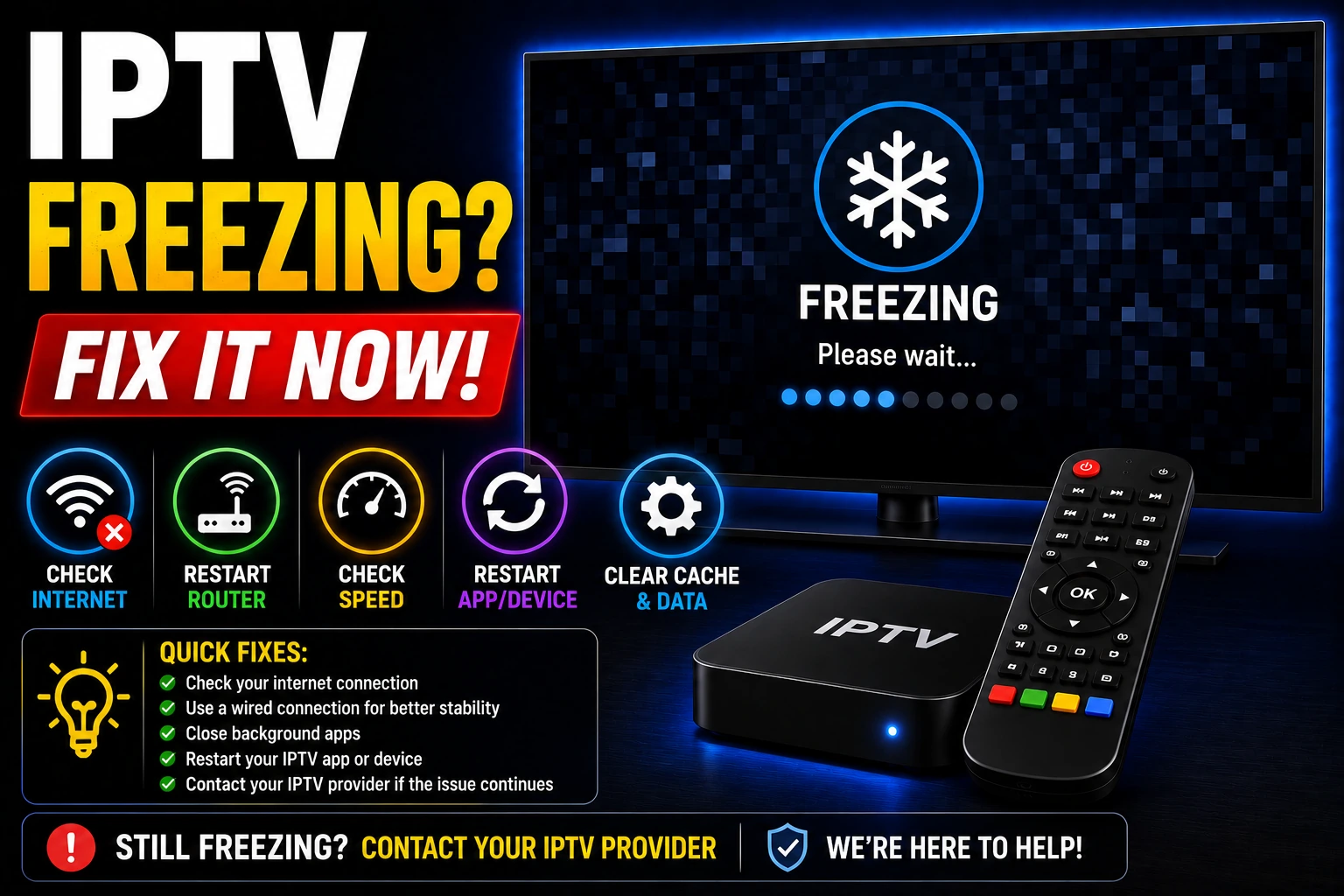 IPTV Freezing