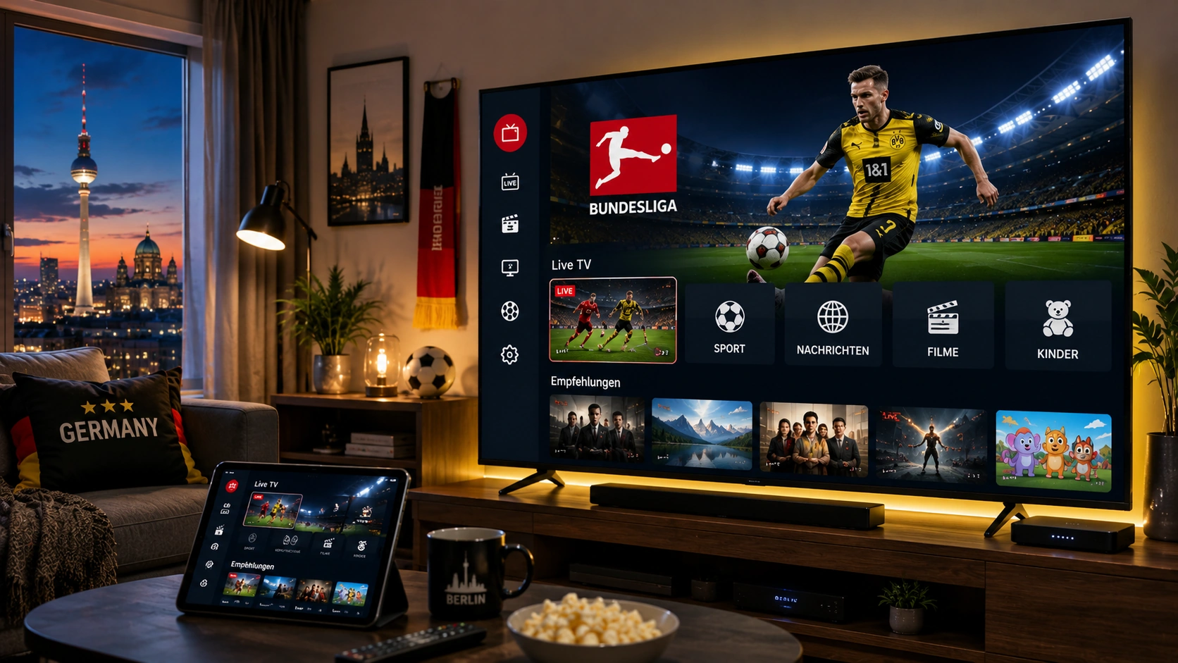 IPTV Germany – German TV streaming guide for Bundesliga and local channels