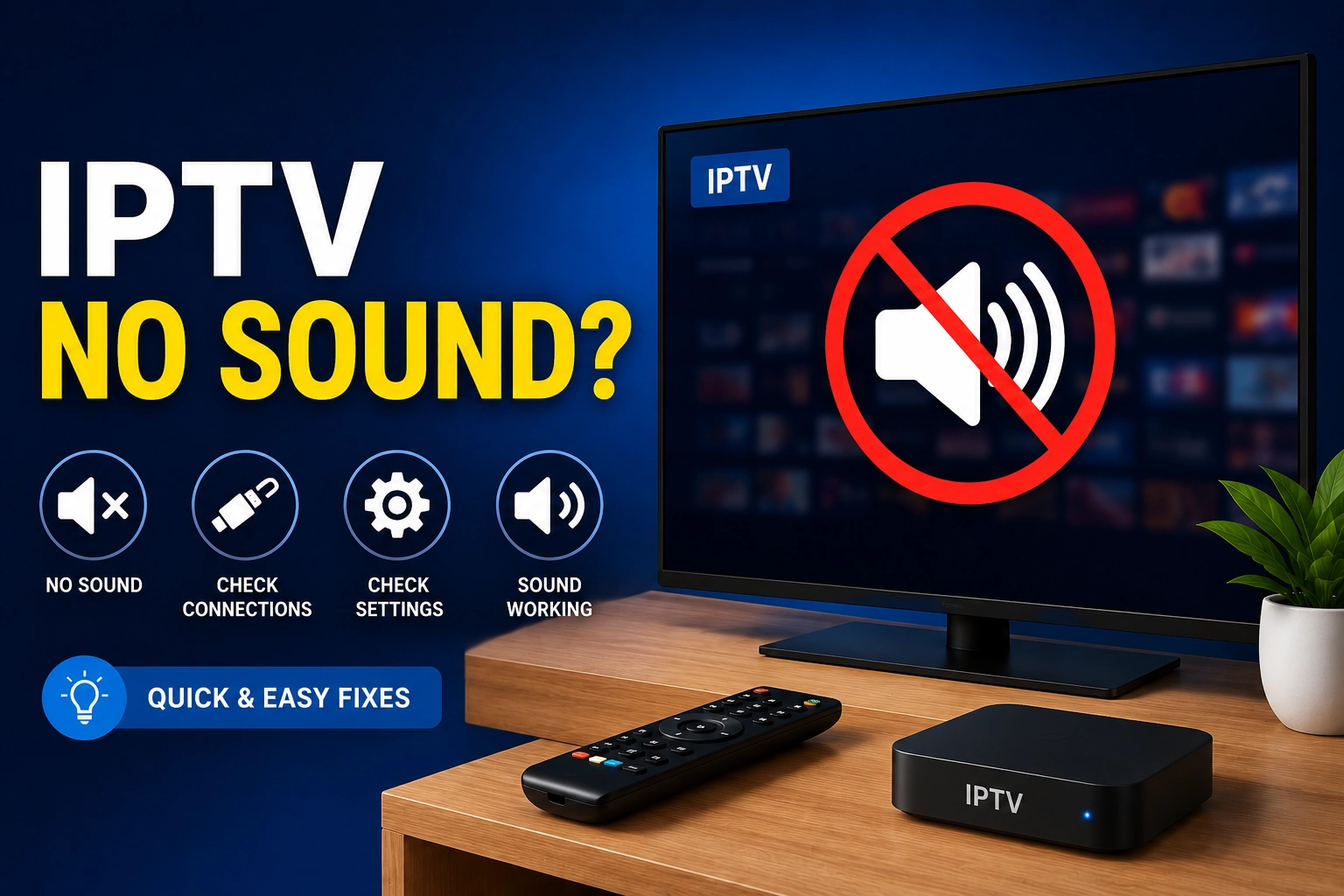 IPTV No Sound