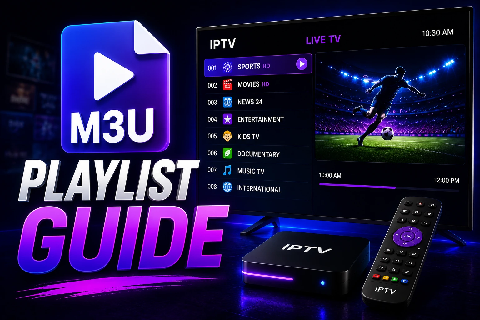 M3U Playlist Guide - Create and edit M3U playlists