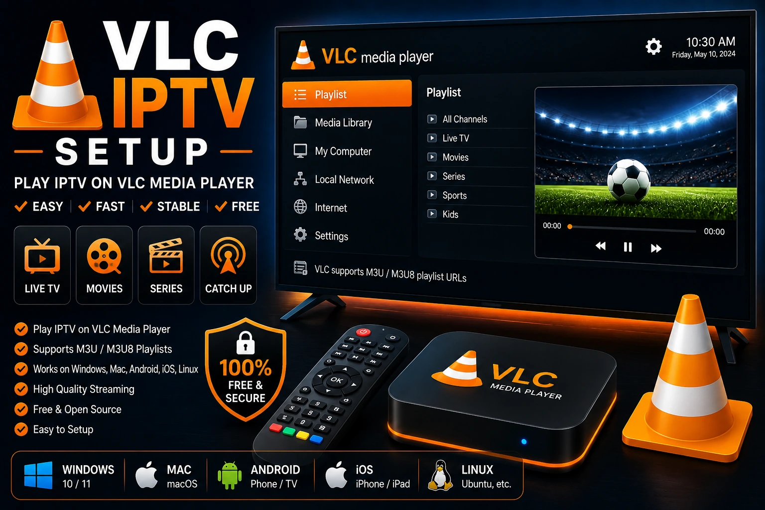 VLC IPTV Setup