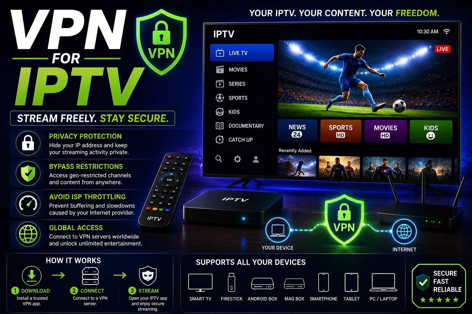 VPN for IPTV