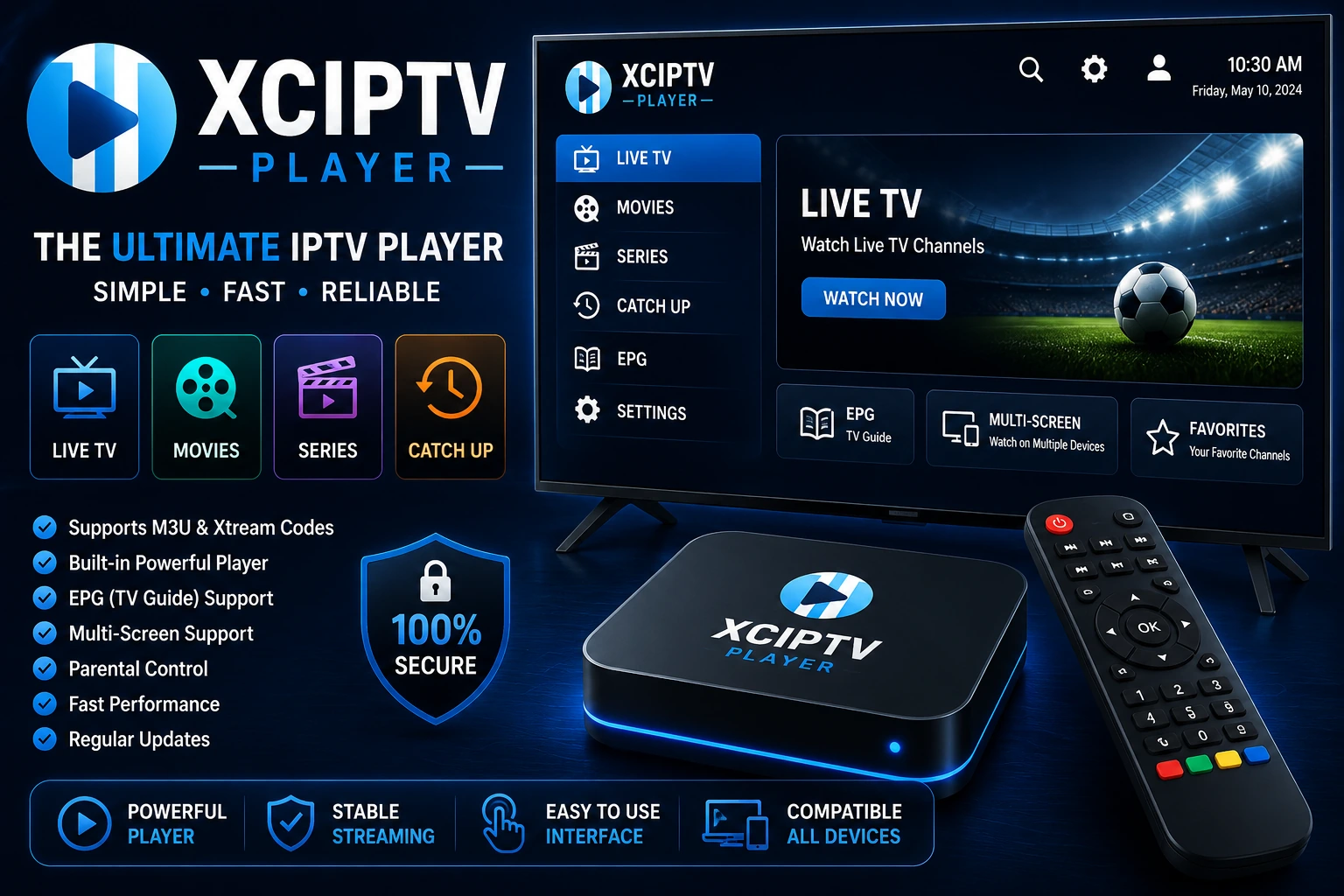 XCIPTV Player - Learn how to install and use XCIPTV Player in 2026. Complete guide covering features, setup steps, and tips for smooth IPTV streaming.